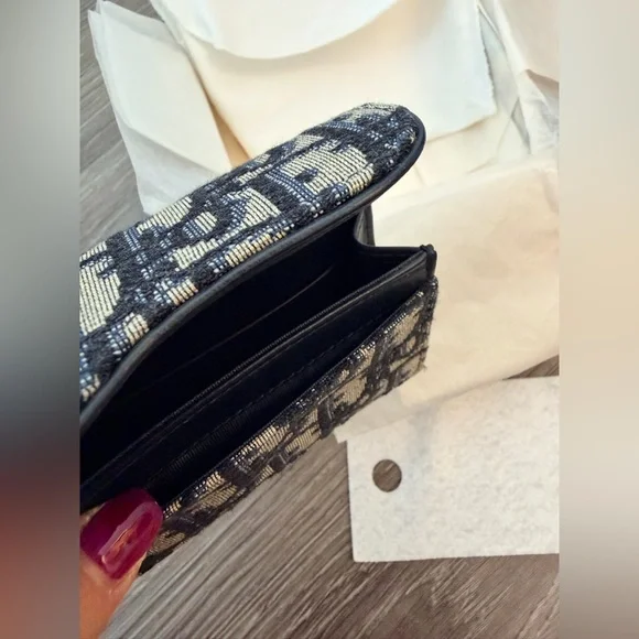 Dior Saddle Bloom Card Holder - Picture 7 of 8